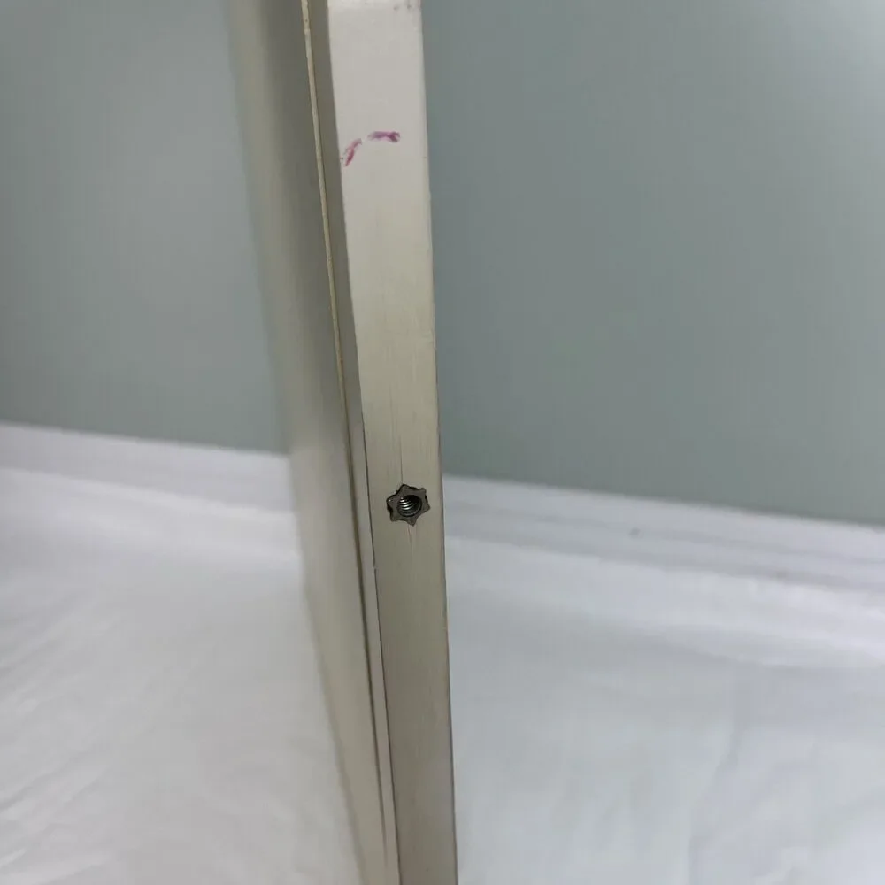 Vintage Hand Painted Arched Wood Mirror Cottagecore Floral 20